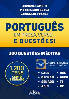 Português em Prosa, Verso... e Questões! (eBook, ePUB) - Braga, Adriana Girão Campiti; Braga, Maximiliano Oliveira; Vicente, Larissa de França