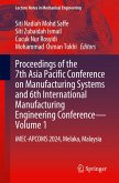 Proceedings of the 7th Asia Pacific Conference on Manufacturing Systems and 6th International Manufacturing Engineering Conference-Volume 1