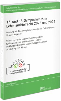 Cover 17. und 18. Symposium zum Lebensmittelrecht 2023 und 2024