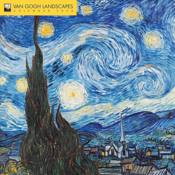 Vincent van Gogh - Landschaften 2026 - Original Flame Tree Publishing-Kalender [Kalender]