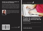 Prueba de usabilidad del módulo de servicio RIS de UniClinika