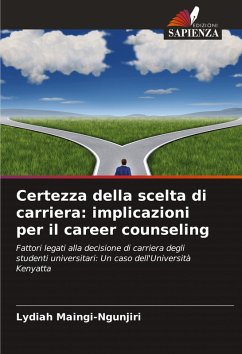 Cover Certezza della scelta di carriera: implicazioni per il career counseling