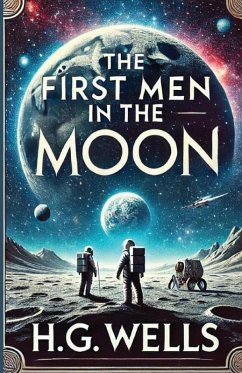 Cover The First Men In The Moon(Illustrated)