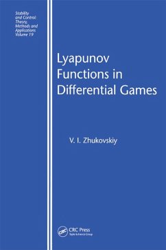 Lyapunov Functions in Differential Games (eBook, ePUB) - Zhukovskiy, Vladislav I