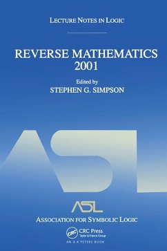 Cover Reverse Mathematics 2001 (eBook, ePUB)