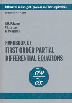 Handbook of First-Order Partial Differential Equations (eBook, ePUB) - Polyanin, Andrei D.; Zaitsev, Valentin F.; Moussiaux, Alain