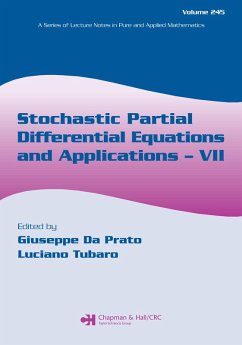 Stochastic Partial Differential Equations and Applications - VII (eBook, ePUB)