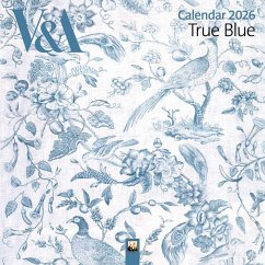 Cover V&a: True Blue Wall Calendar 2026 (Art Calendar)