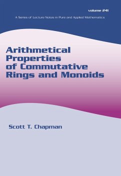 Arithmetical Properties of Commutative Rings and Monoids (eBook, ePUB)