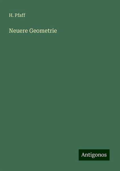 Neuere Geometrie Neuere Geometrie