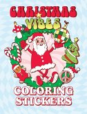 Christmas Vibes Coloring Stickers Christmas Vibes Coloring Stickers