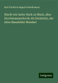 Nischt wie lauter Hack un Mack, alles Dorchenannerdorch: ein Denkstein, der alten Mansfelder Mundart