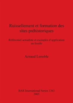 Cover Ruissellement et formation des sites préhistoriques