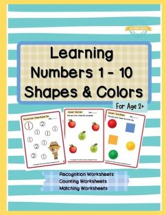 Cover Learning Numbers 1 - 10, Shapes & Colors