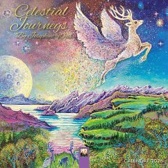 Cover Celestial Journeys by Josephine Wall Mini Wall Calendar 2026 (Art Calendar)