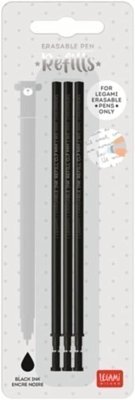 Cover Legami Ersatzmine Ersatzmine für löschbare Gelstift, 3er Set, schwarz