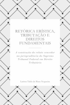 Cover Retórica Erística, Tributação E Direitos Fundamentais (eBook, PDF)