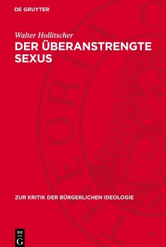 Cover Der überanstrengte Sexus