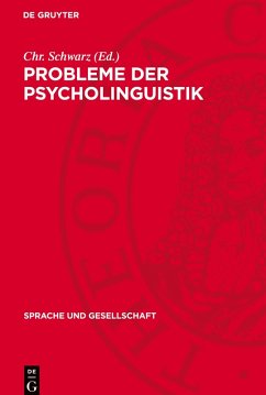Cover Probleme der Psycholinguistik