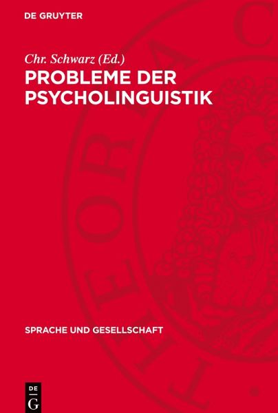 Probleme der Psycholinguistik