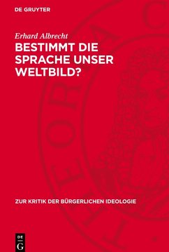 Cover Bestimmt die Sprache unser Weltbild?
