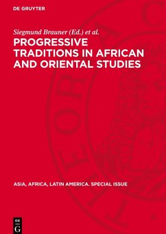 Cover Progressive Traditions in African and Oriental Studies