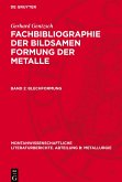 Fachbibliographie der bildsamen Formung der Metalle, Band 2, Blechformung