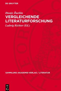 Cover Vergleichende Literaturforschung