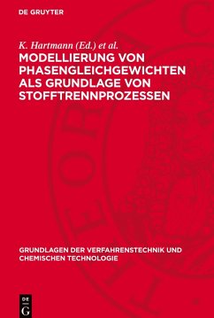 Cover Modellierung von Phasengleichgewichten als Grundlage von Stofftrennprozessen