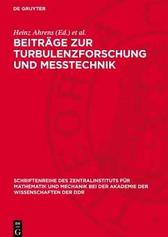 Cover Beiträge zur Turbulenzforschung und Messtechnik