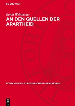Cover An den Quellen der Apartheid