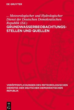Grundwasserbeobachtungsstellen und Quellen