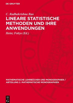 Cover Lineare Statistische Methoden und ihre Anwendungen