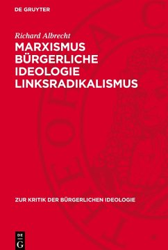 Cover Marxismus bürgerliche Ideologie Linksradikalismus