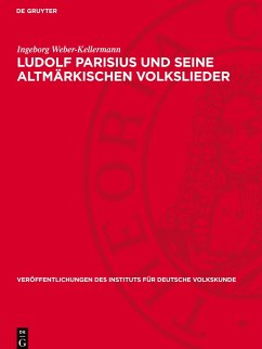 Cover Ludolf Parisius und seine altmärkischen Volkslieder