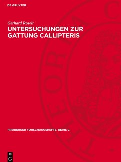 Cover Untersuchungen zur Gattung Callipteris