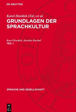 Cover Grundlagen der Sprachkultur, Teil 1, Sprache und Gesellschaft 8,1