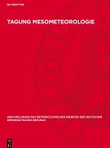 Tagung Mesometeorologie Tagung Mesometeorologie