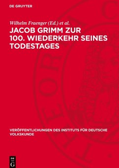Jacob Grimm zur 100. Wiederkehr seines Todestages