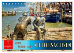 Cover Niedersachsen - Meer, Heide, Harz (Tischkalender 2026 DIN A5 quer), CALVENDO Monatskalender