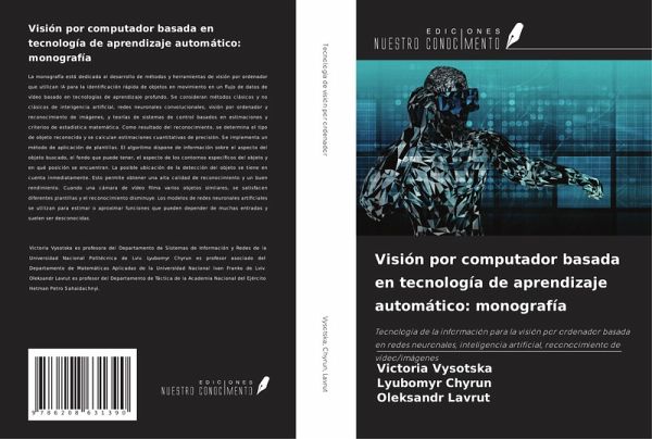 Visión por computador basada en tecnología de aprendizaje automático: monografía