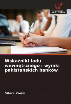 Cover Wska¿niki ¿adu wewn¿trznego i wyniki pakista¿skich banków