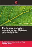 Efeito das emissões veiculares em Alstonia scholaris R.Br.