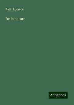 De la nature - Lucrèce, Patin