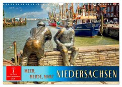 Niedersachsen - Meer, Heide, Harz (Wandkalender 2026 DIN A3 quer), CALVENDO Monatskalender
