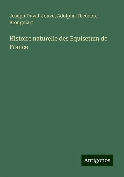 Histoire naturelle des Equisetum de France