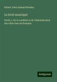 Le droit municipal Le droit municipal