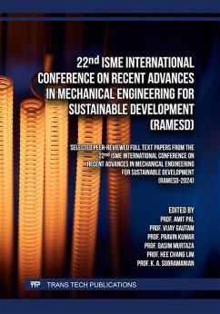 22nd ISME International Conference on Recent Advances in Mechanical Engineering for Sustainable Development (RAMESD) (eBook, PDF)