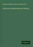 Lettre sur la philosophie de l'histoire Lettre sur la philosophie de l'histoire