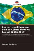 Les partis politiques au sein du Comité mixte du budget (2006-2010) Les partis politiques au sein du Comité mixte du budget (2006-2010)